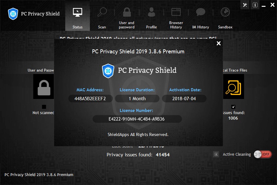 ShieldApps Cyber Privacy Suite 4.0.8 free download