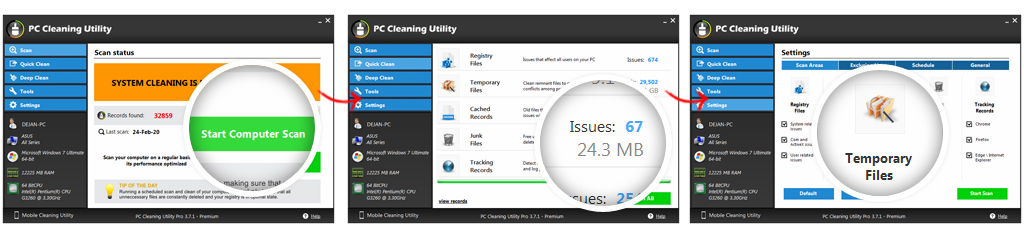 pc cleaning utility pro