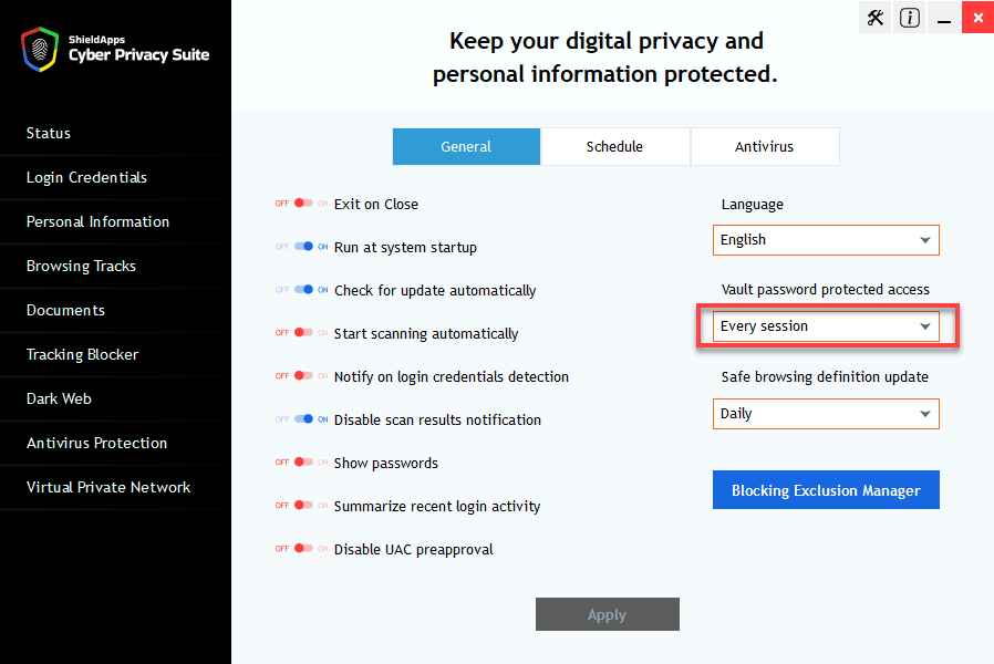 ShieldApps Cyber Privacy Suite 4.1.4 for ipod download