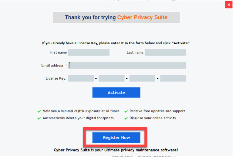 ShieldApps Cyber Privacy Suite 4.0.8 for windows instal