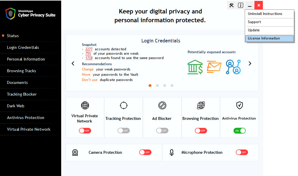 ShieldApps Cyber Privacy Suite 4.0.8 instal the new for ios