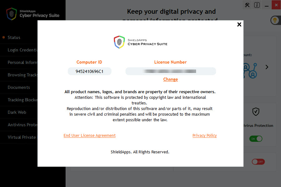 ShieldApps Cyber Privacy Suite 4.1.4 instal the new for mac